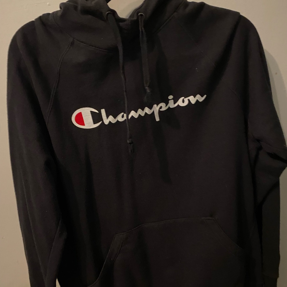 Champion Black Athletic Hoodie